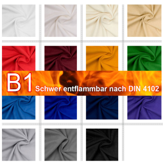 Molton B1 - schwer entflammbar - 130 cm 