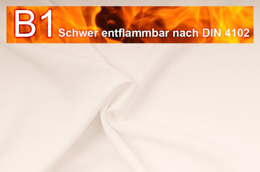 Allround Stoff - schwer entflammbar - Champagner - 1,0 Meter Champagner