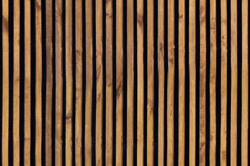 Akustikpaneel Wand - Holz-Paneele - inkl. Befestigung - 120 x 50 cm 