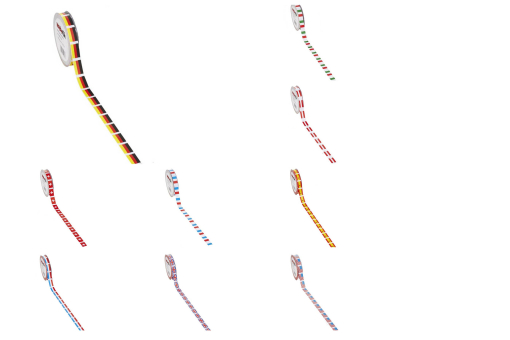Flaggenband International - 20-m-Rolle 