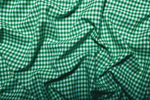 Vichy-Karo - 100% Baumwolle - Tannengrün 