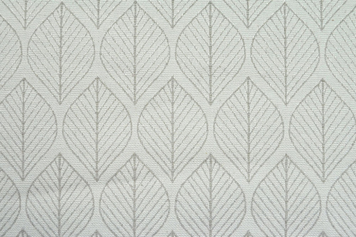 Jacquard-Dekostoff - Modern Leaves - Creme/Beige 