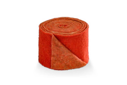 Wollfilz 5/6 mm stark - 65 cm - 2 farbig Terra / Terra Melange