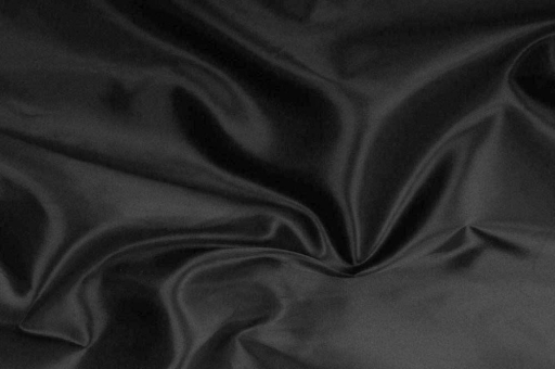 Blusenstoff Seidenfeeling - Schwarz 