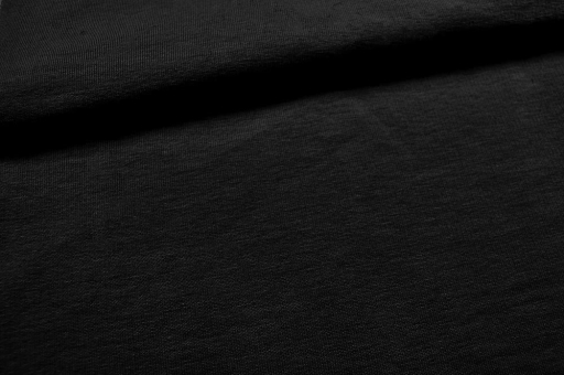 T-Shirt-Stoff Thermo - Uni Schwarz