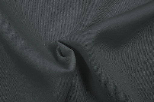 Twill Bekleidungs- und Deko-Stoff - Uni Jeansblau Melange