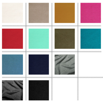 Kuschel-Sweat-Stoff - Uni 