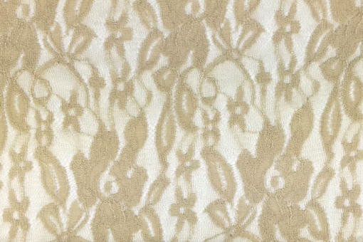 Wäsche-Spitze Stretch - Flora Beige