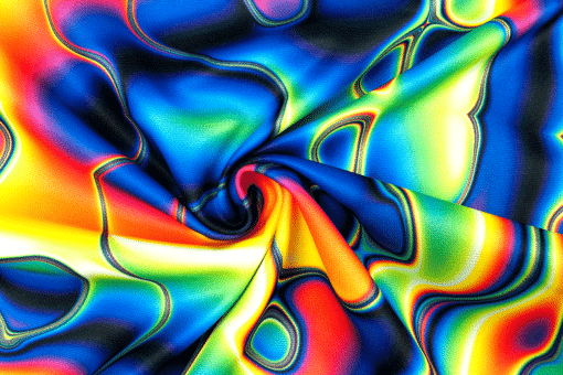Sportswear Stoff - Oily Colours 