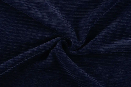 Jersey-Cord - Uni Nachtblau