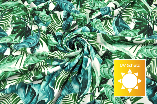 Badeanzugstoff - Green Jungle 