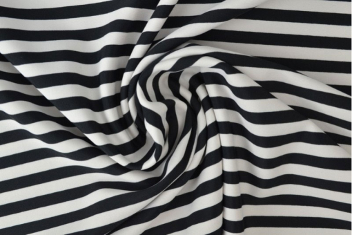 Badeanzugstoff - Black & White 