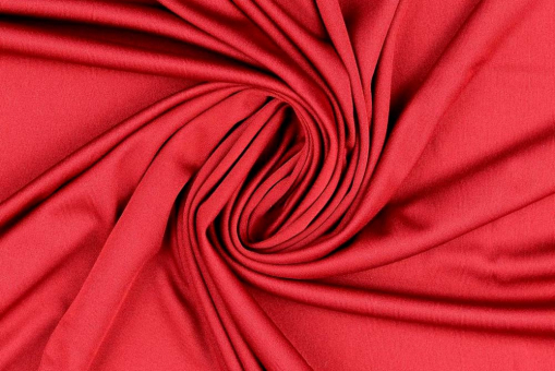 Polyester-Jerseystoff Rot