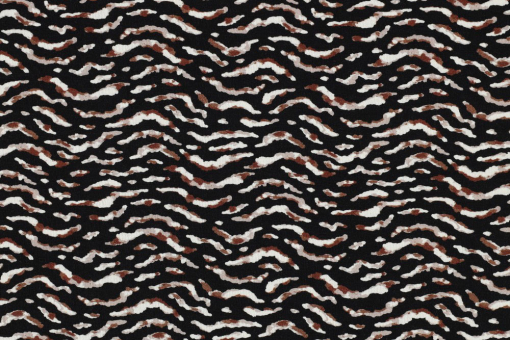 Viskosejersey Digitaldruck - Zebra-Look 