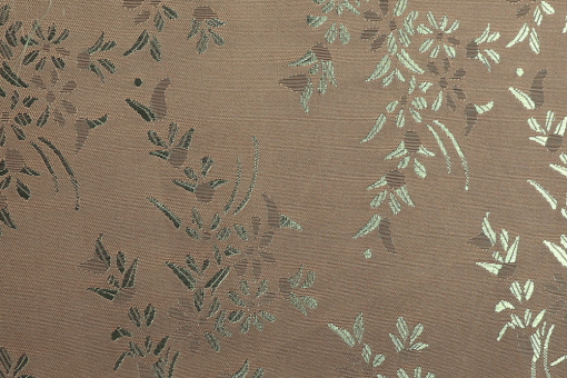 Taft Jacquard - Branches Braun/Grün