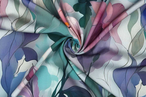 Viskosestoff Digital - Aquarell Dreams 