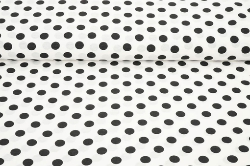 Gewaschener Viskosestoff mit Polka Dots 
