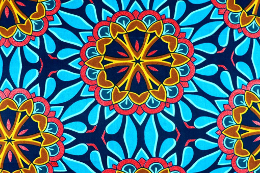 Baumwoll Waxprint Africa - Lamu 
