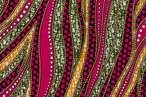 Baumwoll Waxprint Africa - Timu 