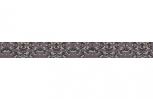 Einfassband Elastik - Camouflage - Braun 