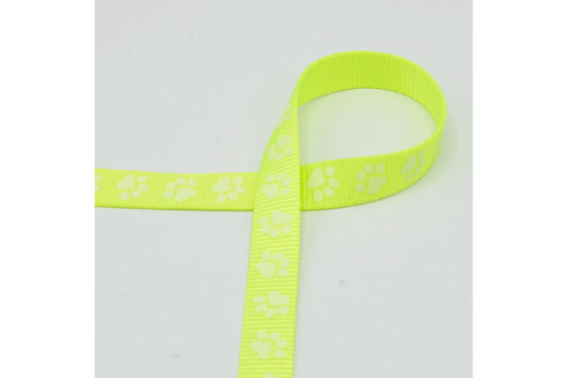 Reflektierendes Band - Paws - 20 mm - Neongelb 