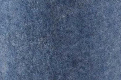 Wollfilz 5/6 mm stark - 65 cm Blau Melange