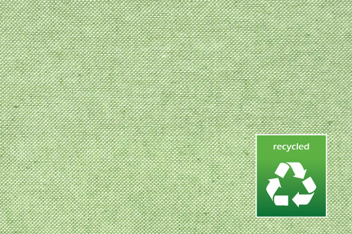 Dekostoff Recycling - Grün Melange - 280 cm breit 