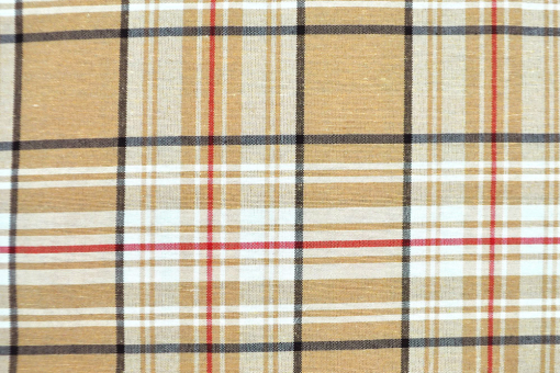 Dekostoff - Scottish Checks - 320 cm - Beige 