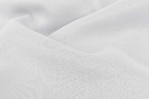 Blackout Stoff - 280 cm - perm. schwer entflammbar -Uni Weiß