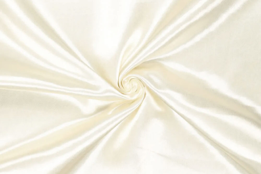 Satin-Stoff - 280 cm breit Creme