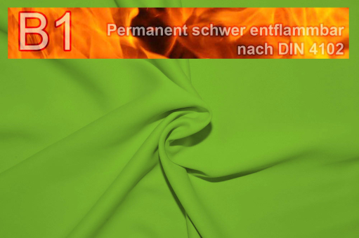 Blackout permanent schwer entflammbar - Frühlingsgrün - 2,0 Meter Frühlingsgrün