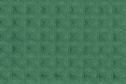Waffel-Piqué - Uni Dunkelmint 