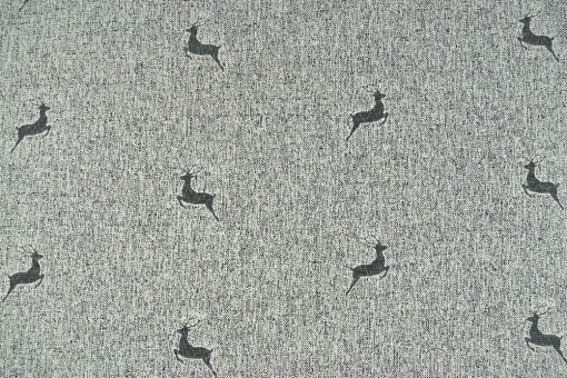 Dekostoff zweiseitig - Hirschjagd 