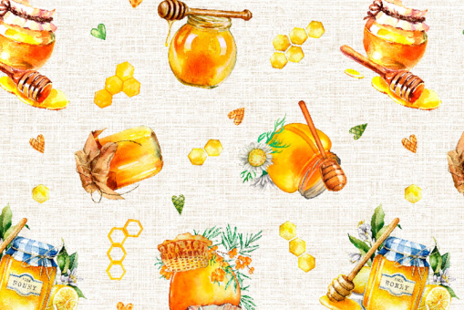 Dekostoff Outdoor - Sweet Honey 