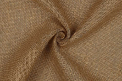 Jute-Stoff - Glitter - Gold 