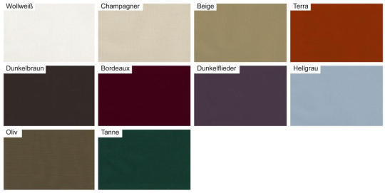 Möbelstoff Outdoor - Teflonbeschichtung - Uni 