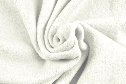 Fleece-Stoff - Baumwolle - Uni 