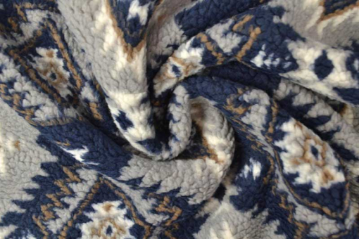 Fleece Sherpa - Boho Rauten 