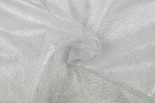 Glitzer-Tüll - Silber 