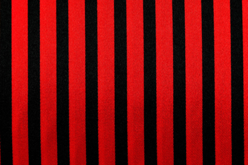 Satin Streifen - Rot/Schwarz 