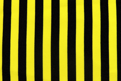 Allroundstoff mit Streifen - Gelb/Schwarz 