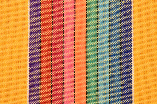 Kostüm- und Dekostoff - Colorful Stripes - Gelb 