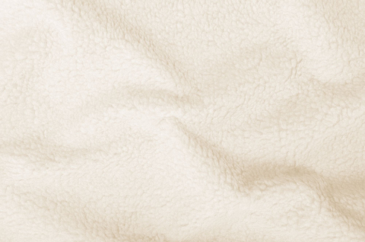 Jerseystoff - aufgerauht - Creme
