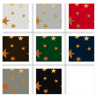 Lackfolie - Sternenhimmel - 130 cm breit 