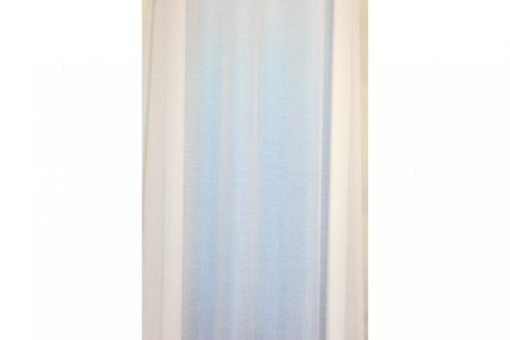 Gardinenstoff Öland - 300 cm - Bleiband - Weiß transparent 