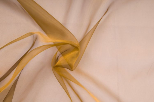 Organza Schimmer Gold/Braun