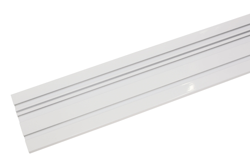GARDINIA Aluminium-Vorhangschiene - 3-läufig - 150 cm - Weiß 