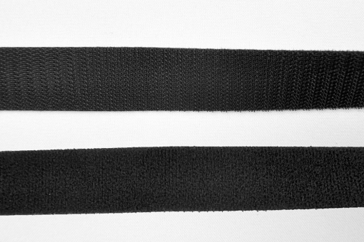 Klett- und Flauschband - Kombination - 2,5 cm - meterweise 