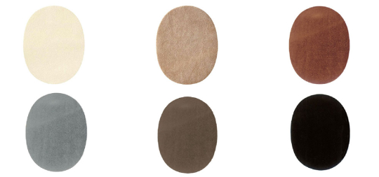 Veloursflicken - 10 x 12,8 cm - 2 Stück 