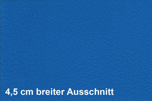Lederimitat bielastisch - Uni Blau